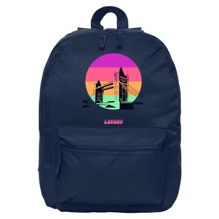 Retro Sun London Bridge 16 in Basic Backpack