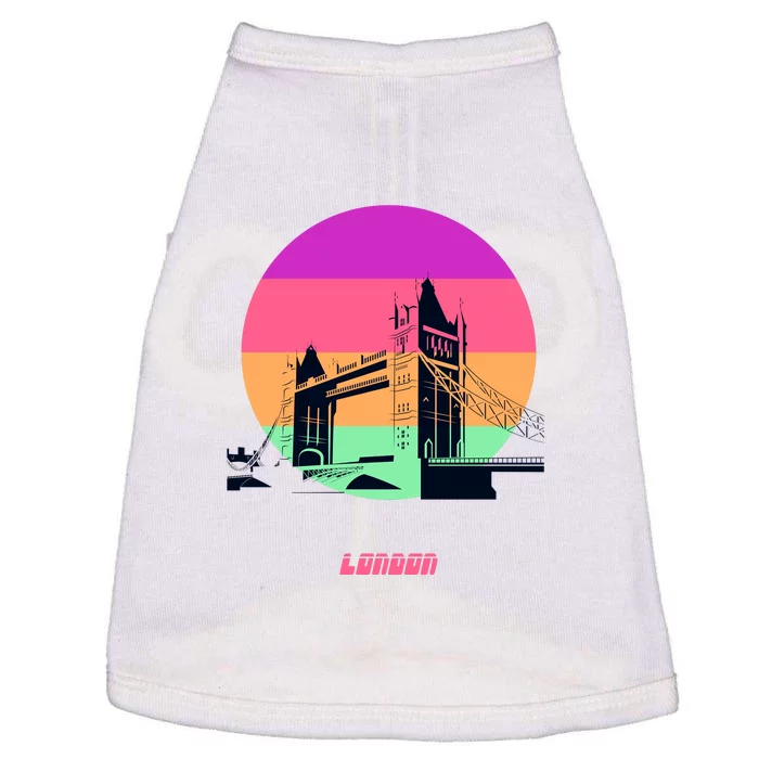 Retro Sun London Bridge Doggie Tank