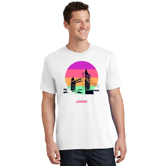 Retro Sun London Bridge T-Shirt