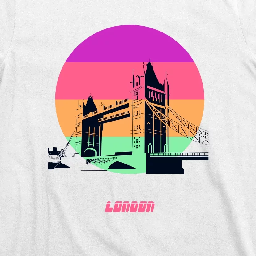 Retro Sun London Bridge T-Shirt