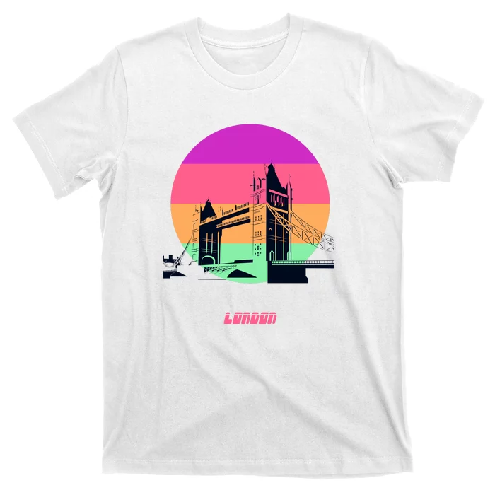 Retro Sun London Bridge T-Shirt