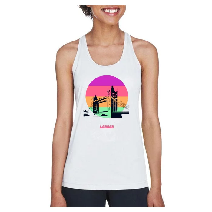 Retro Sun London Bridge Women's Racerback Tank