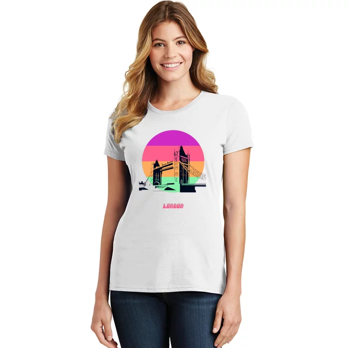 Retro Sun London Bridge Women's T-Shirt