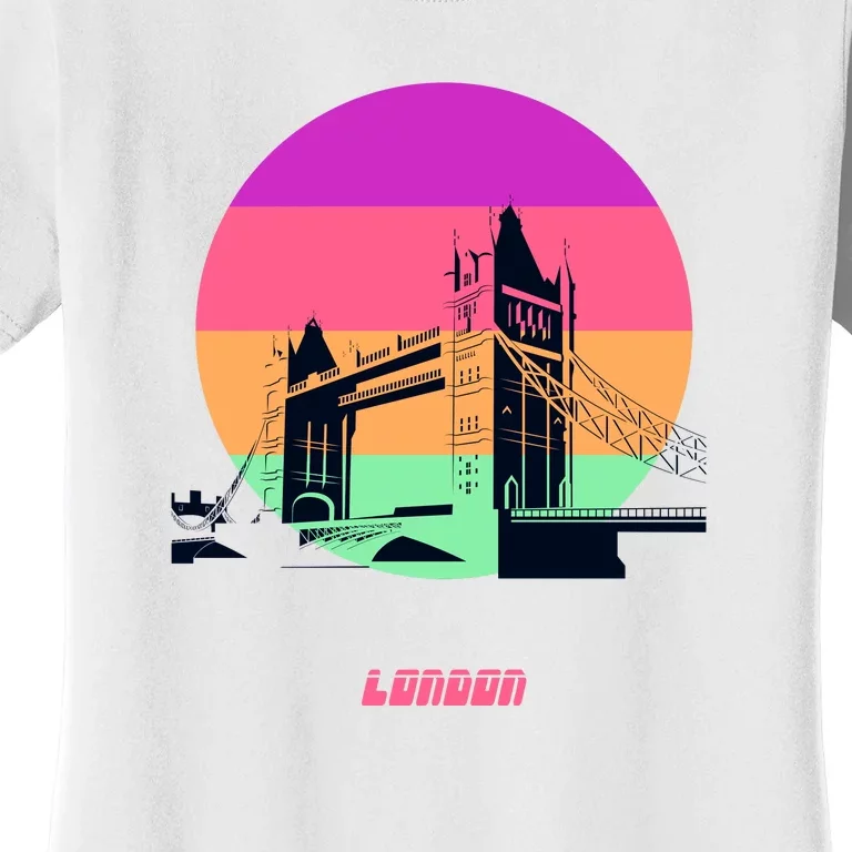 Retro Sun London Bridge Women's T-Shirt