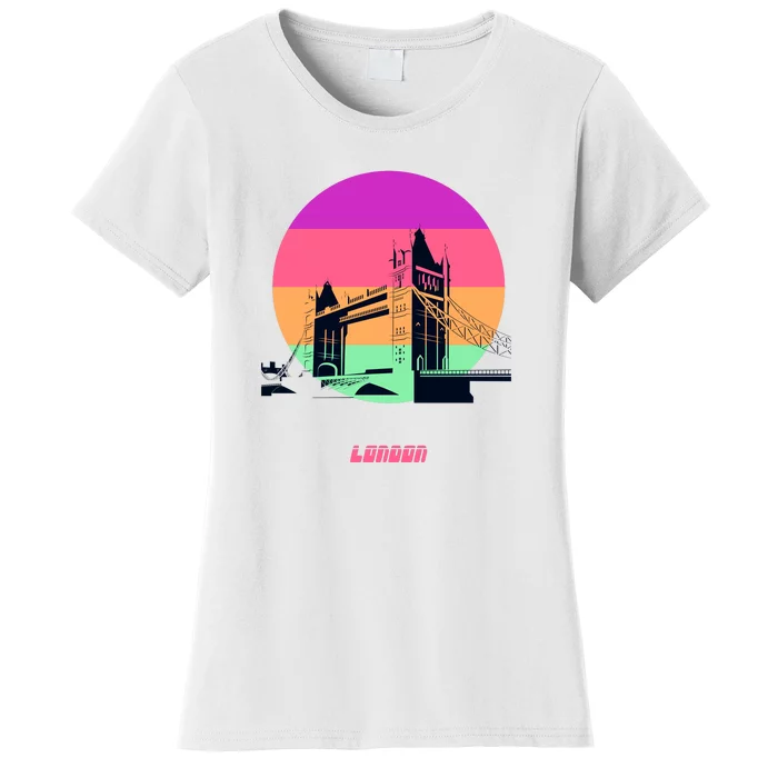 Retro Sun London Bridge Women's T-Shirt