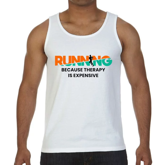 Running Sports Marathon Sprinting Funny Running Comfort Colors® Tank Top