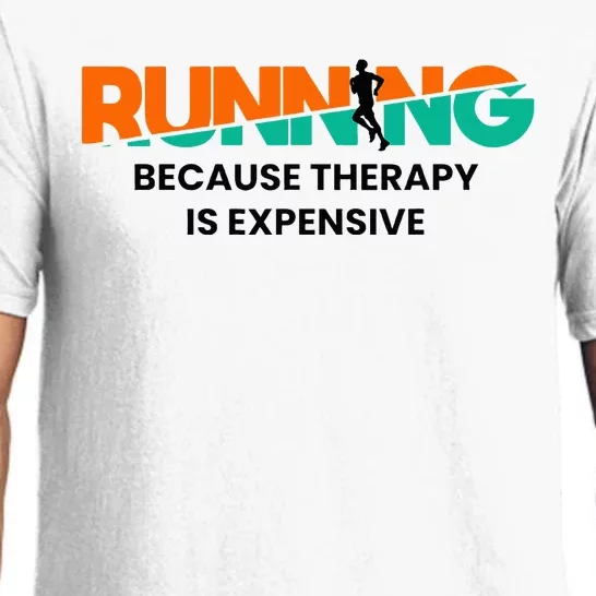 Running Sports Marathon Sprinting Funny Running Pajama Set