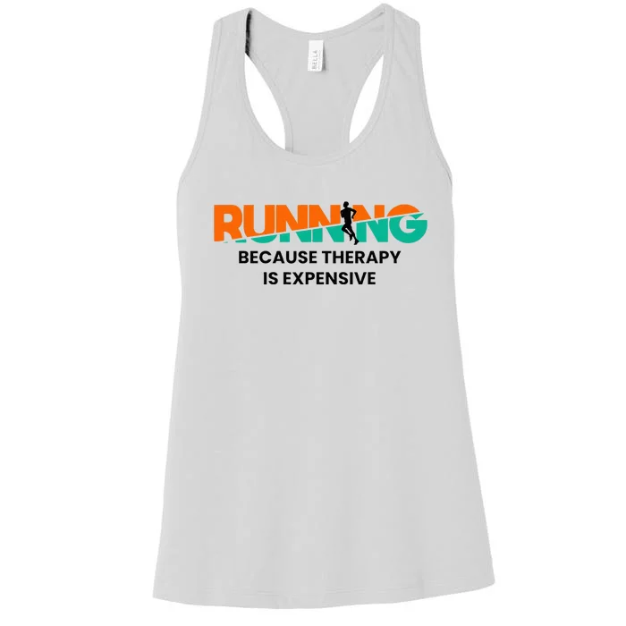 Running Sports Marathon Sprinting Funny Running Women's Racerback Tank