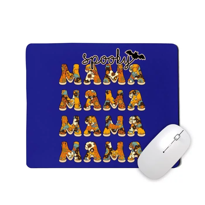 Retro Spooky Mama Thanksgiving Halloween Costume Mom Gift Mousepad