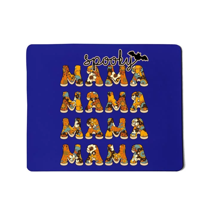 Retro Spooky Mama Thanksgiving Halloween Costume Mom Gift Mousepad