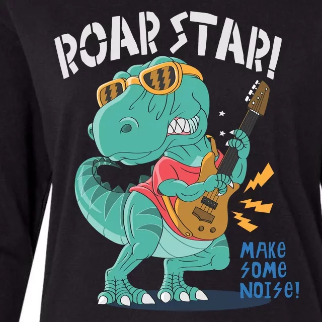 Roar Star Make Some Noise Cute Womens Cotton Relaxed Long Sleeve T-Shirt