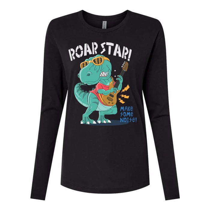 Roar Star Make Some Noise Cute Womens Cotton Relaxed Long Sleeve T-Shirt