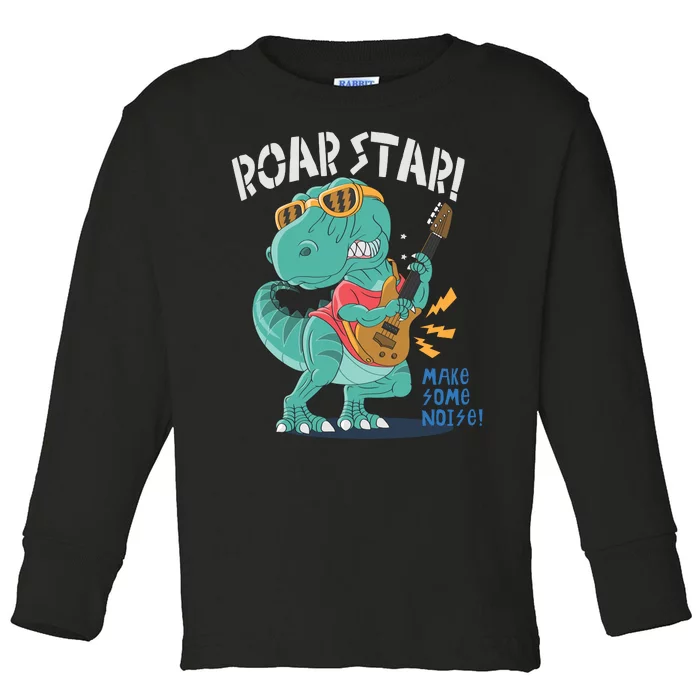 Roar Star Make Some Noise Cute Toddler Long Sleeve Shirt