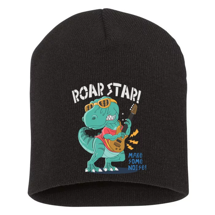 Roar Star Make Some Noise Cute Short Acrylic Beanie