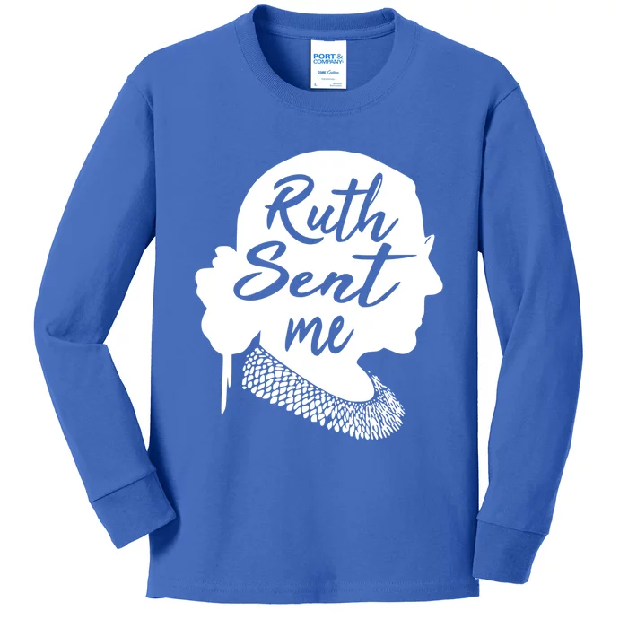 Ruth Sent Me Go Vote November Third Gift Kids Long Sleeve Shirt