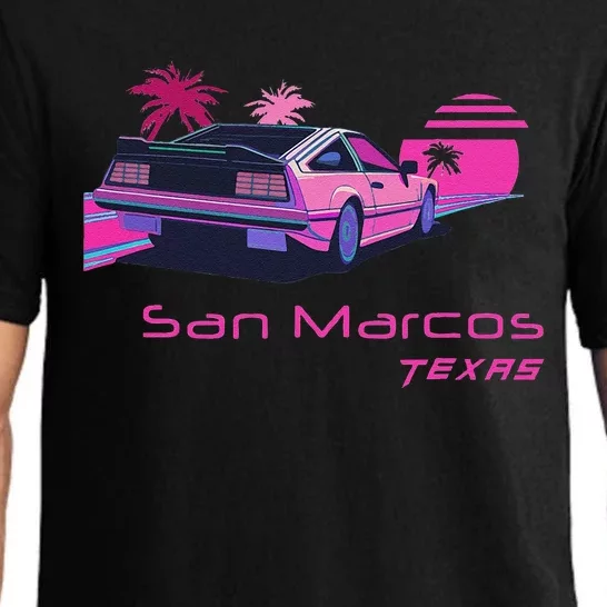 Retro San Marcos Texas Pajama Set