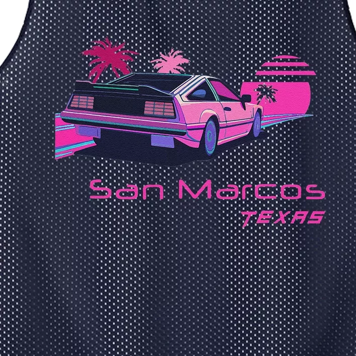 Retro San Marcos Texas Mesh Reversible Basketball Jersey Tank