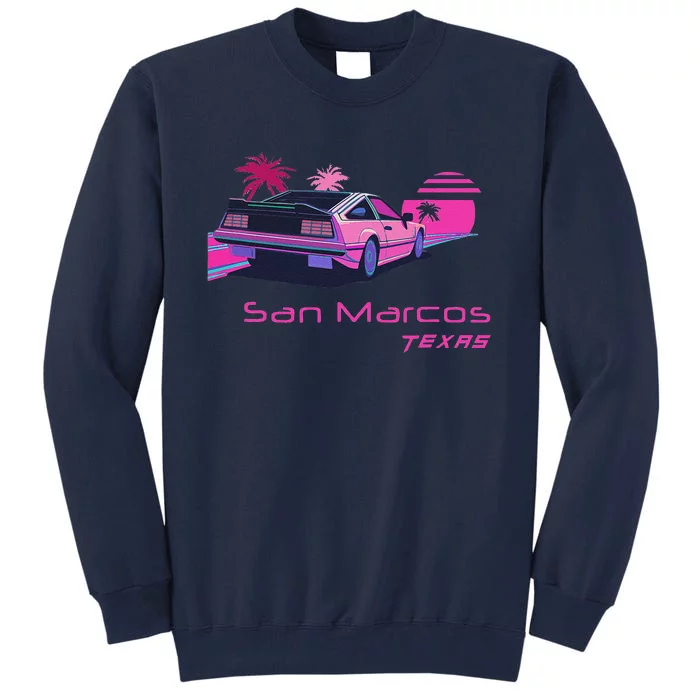 Retro San Marcos Texas Tall Sweatshirt