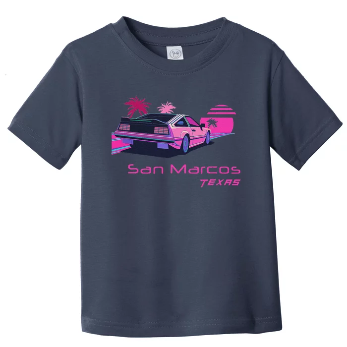 Retro San Marcos Texas Toddler T-Shirt