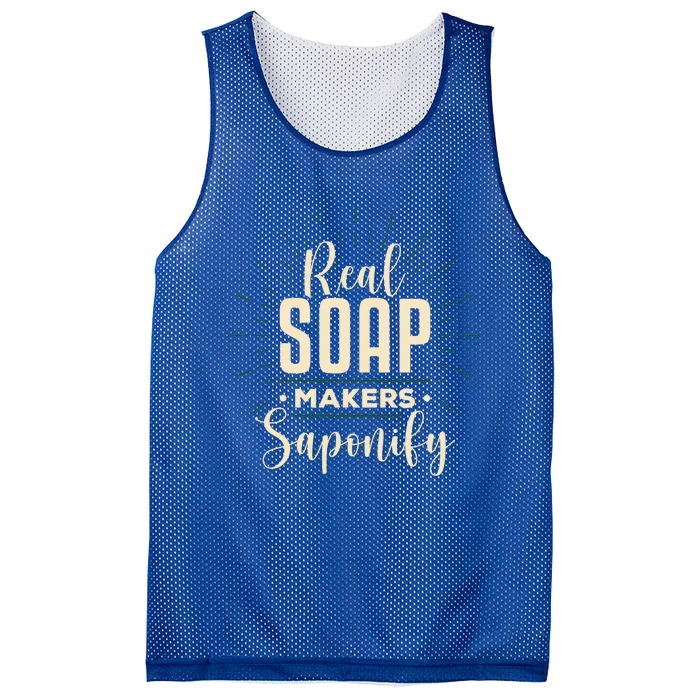 Real Soap Makers Saponify Soap Making Soapmaker Cute Gift Mesh Reversible Basketball Jersey Tank