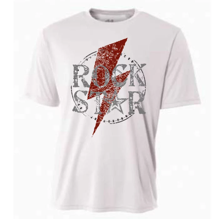 Rock Star Music Fan Gift Graphic Rock N Roll Tee Star Cooling Performance Crew T-Shirt