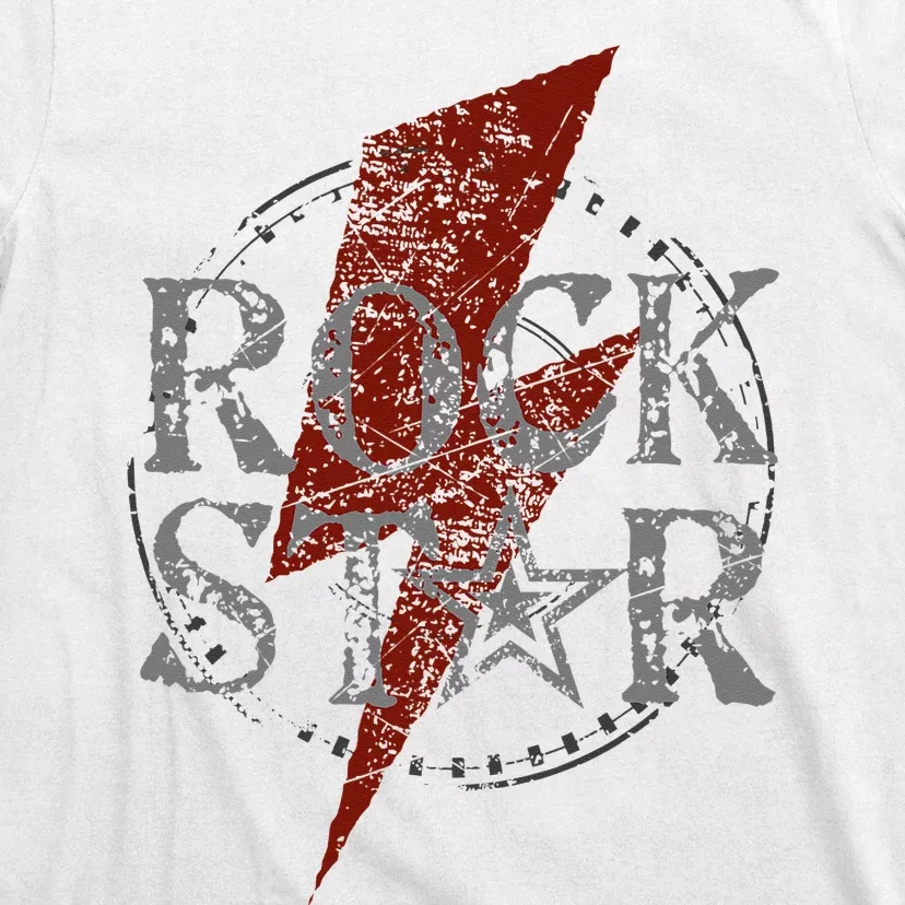 Rock Star Music Fan Gift Graphic Rock N Roll Tee Star T-Shirt