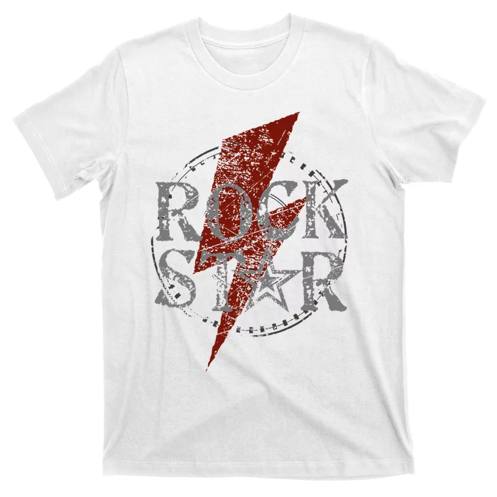 Rock Star Music Fan Gift Graphic Rock N Roll Tee Star T-Shirt