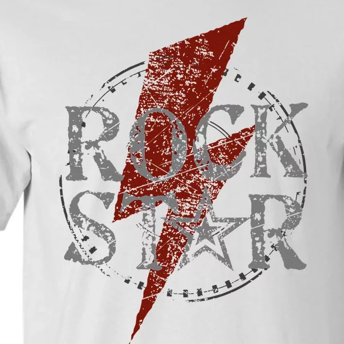 Rock Star Music Fan Gift Graphic Rock N Roll Tee Star Tall T-Shirt