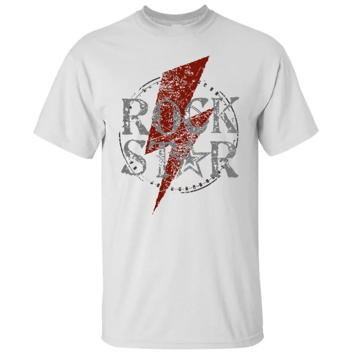 Rock Star Music Fan Gift Graphic Rock N Roll Tee Star Tall T-Shirt