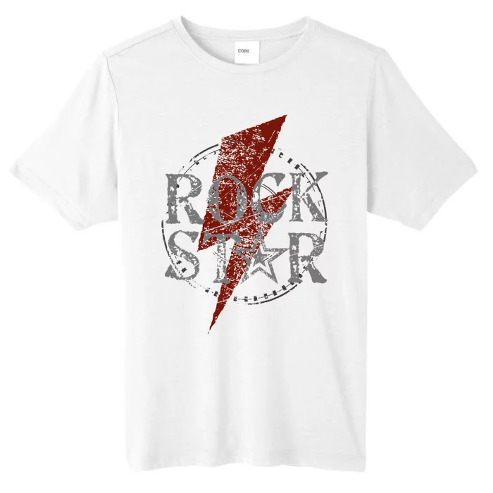 Rock Star Music Fan Gift Graphic Rock N Roll Tee Star ChromaSoft Performance T-Shirt