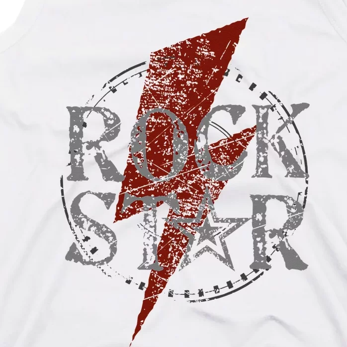 Rock Star Music Fan Gift Graphic Rock N Roll Tee Star Tank Top