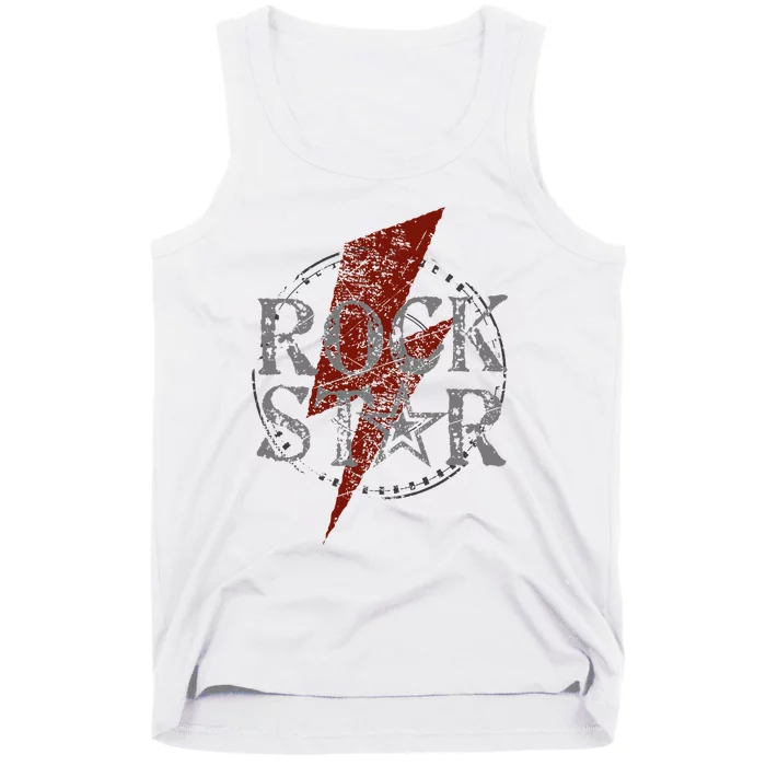 Rock Star Music Fan Gift Graphic Rock N Roll Tee Star Tank Top