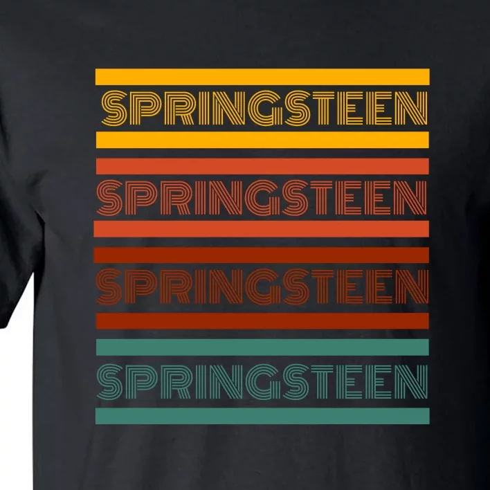 Retro Springsteen Music Tall T-Shirt