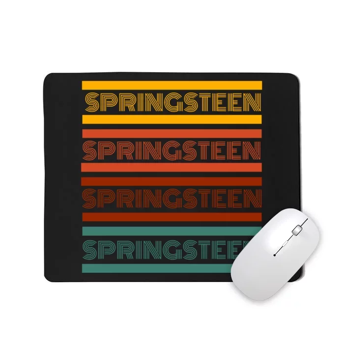 Retro Springsteen Music Mousepad