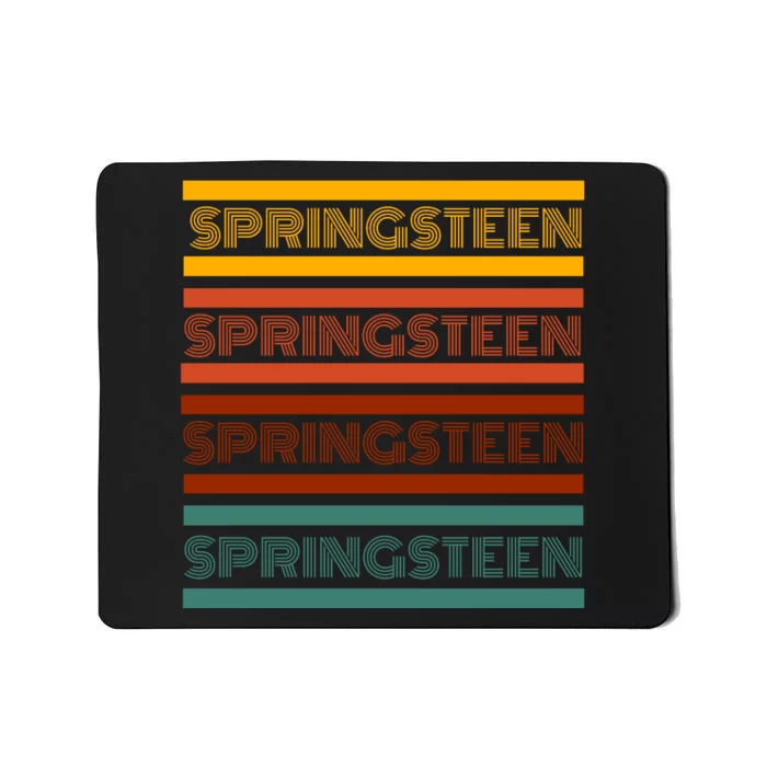 Retro Springsteen Music Mousepad