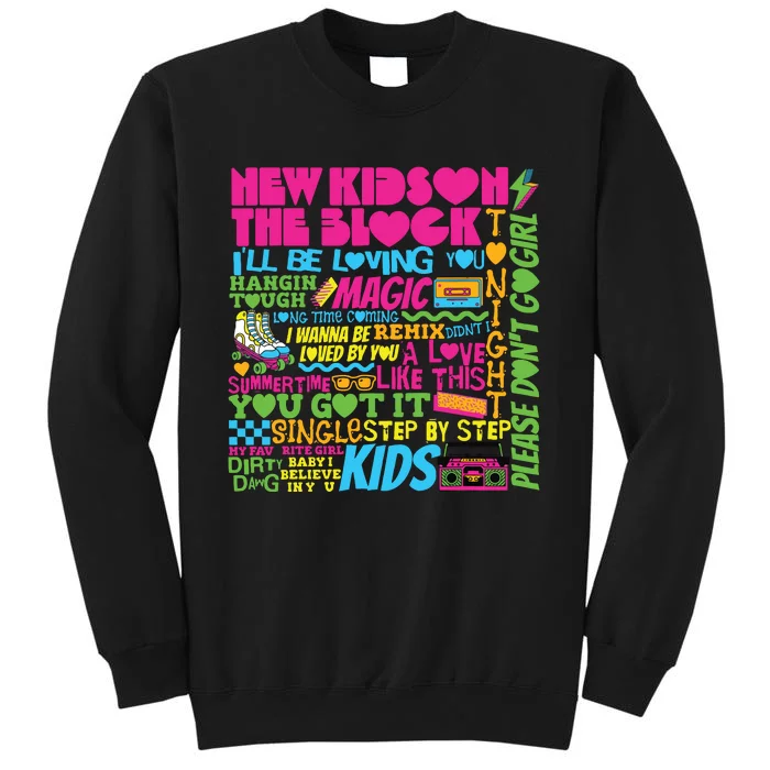 Retro Summertime Music New Summer Tall Sweatshirt