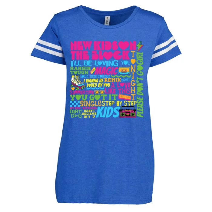 Retro Summertime Music New Summer Enza Ladies Jersey Football T-Shirt