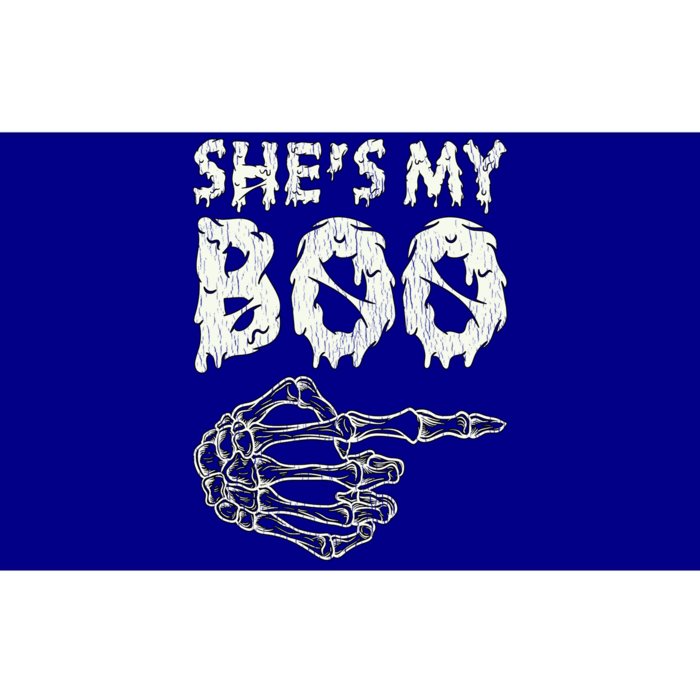 Retro She My Boo Couples Halloween For Her Matching Costume Gift Bumper Sticker