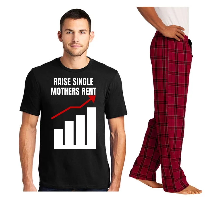 Raise Single Mothers Rent Funny Mom Single Parent Pajama Set