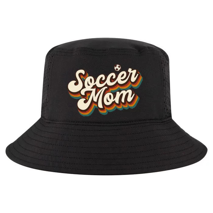 Retro Soccer Mom Graphic - Soccer Mom Cool Comfort Performance Bucket Hat