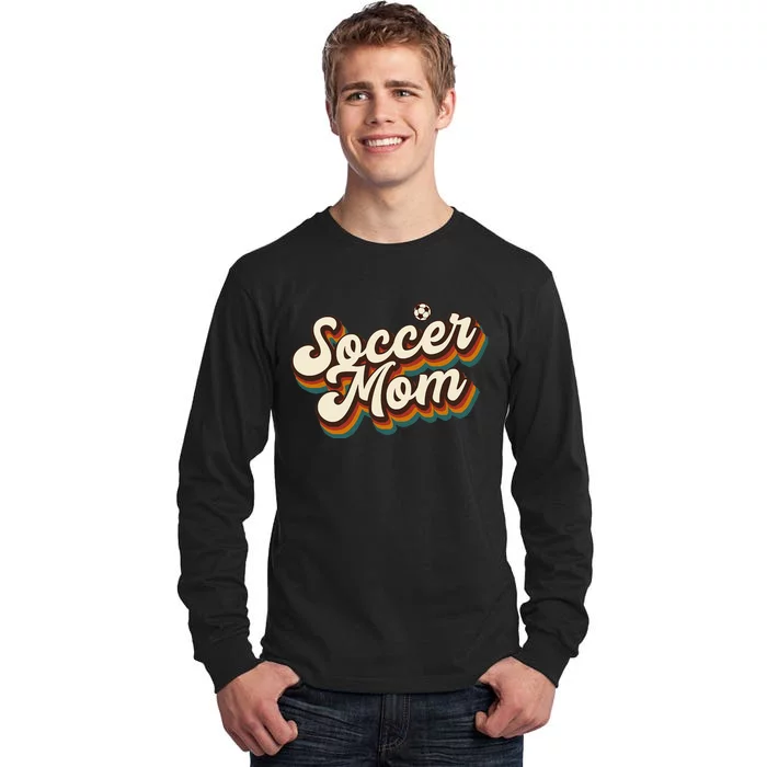 Retro Soccer Mom Graphic - Soccer Mom Tall Long Sleeve T-Shirt