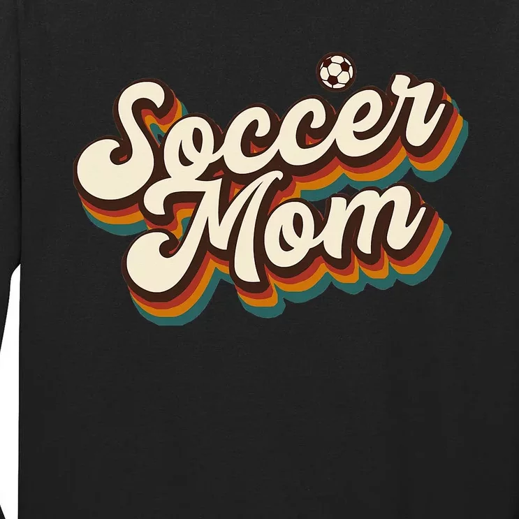 Retro Soccer Mom Graphic - Soccer Mom Tall Long Sleeve T-Shirt