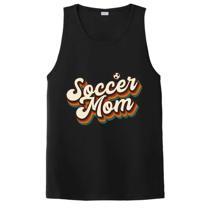 Retro Soccer Mom Graphic - Soccer Mom Performance Tank