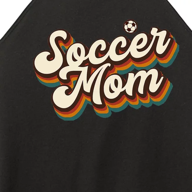 Retro Soccer Mom Graphic - Soccer Mom Women’s Perfect Tri Rocker Tank