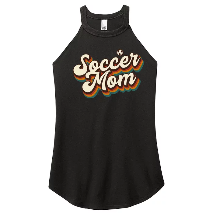 Retro Soccer Mom Graphic - Soccer Mom Women’s Perfect Tri Rocker Tank