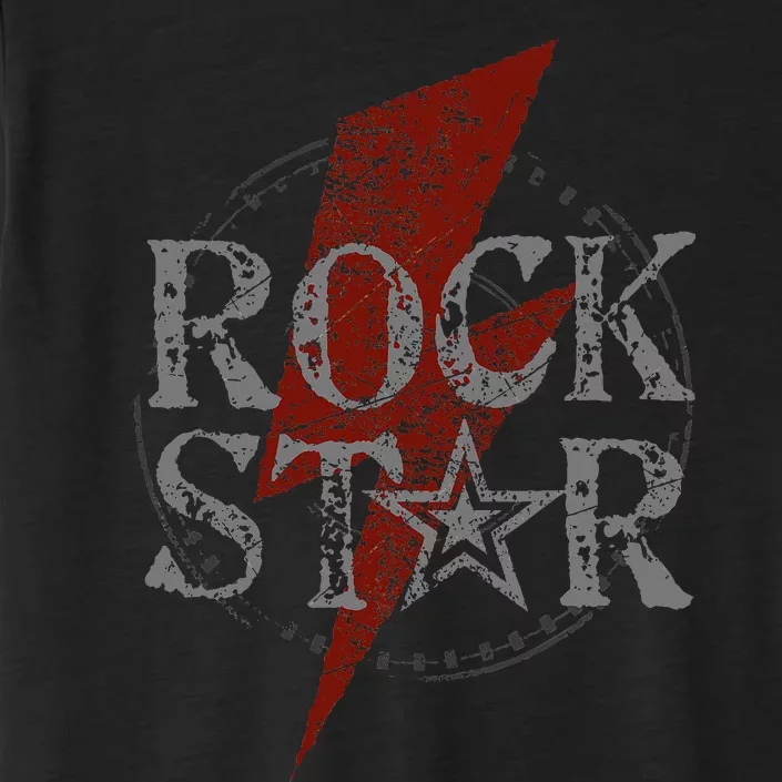 Rock Star Music Fan Gift Graphic Rock N Roll ChromaSoft Performance T-Shirt