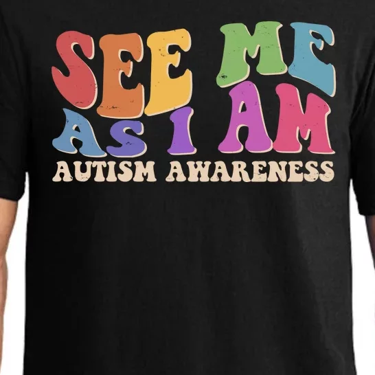 Retro See Me As I Am Autism Awareness Pajama Set