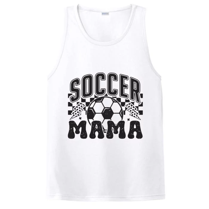 Retro Soccer Mama Performance Tank