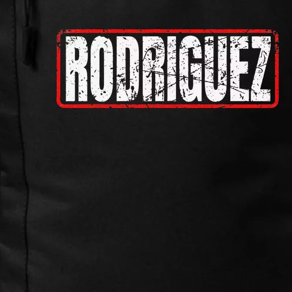 Rodriguez Surname Mexican & Hispanic American Chicano Design Daily Commute Backpack