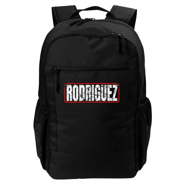 Rodriguez Surname Mexican & Hispanic American Chicano Design Daily Commute Backpack